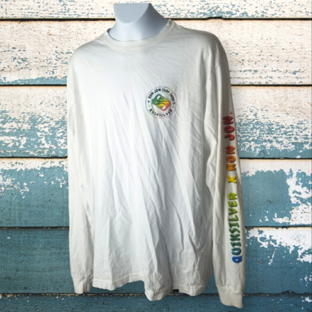 Quiksilver Ron Jon 100% Cotton Long Sleeve Surfer Tee